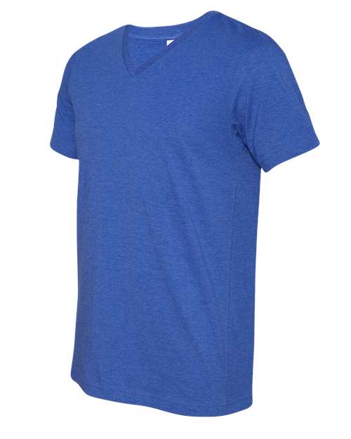 BELLA + CANVAS Unisex Heather CVC V-Neck Tee 3005CVC