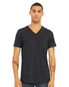 BELLA + CANVAS Unisex Textured Jersey V-Neck Tee 3655