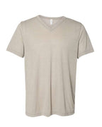 BELLA + CANVAS Unisex Textured Jersey V-Neck Tee 3655