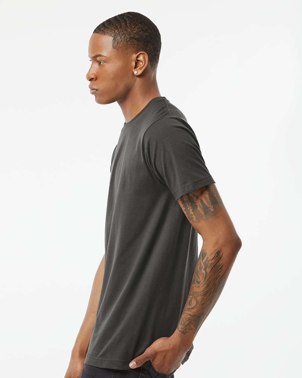 Custom Fine Jersey Cotton T-Shirt – Add Your Logo or Design