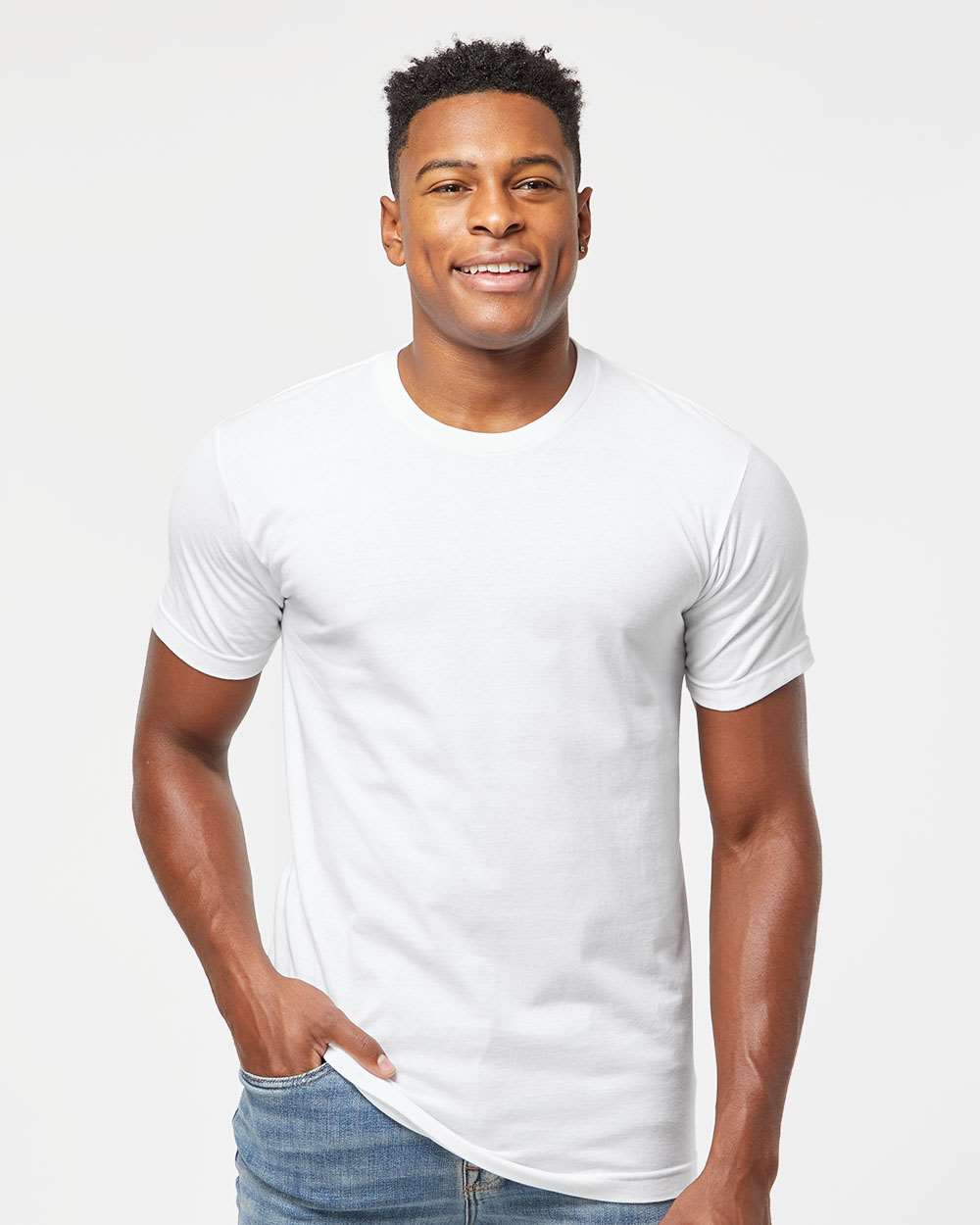 Custom Fine Jersey Cotton T-Shirt – Add Your Logo or Design