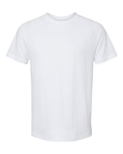 BELLA + CANVAS Men's Heather CVC Raglan Tee 3201