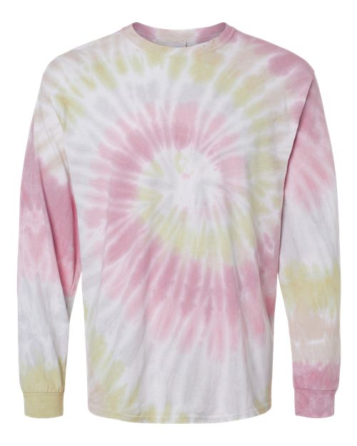 Colortone Unisex Tie-Dyed Long Sleeve T-Shirt 2000