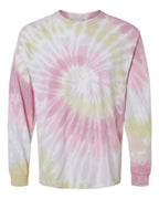 Colortone Unisex Tie-Dyed Long Sleeve T-Shirt 2000