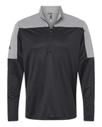 Adidas Men's Ultimate365 Lightweight Colorblocked Quarter-Zip Pullover A552
