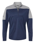 Adidas Men's Ultimate365 Lightweight Colorblocked Quarter-Zip Pullover A552