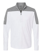 Adidas Men's Ultimate365 Lightweight Colorblocked Quarter-Zip Pullover A552
