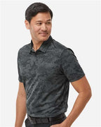 Adidas Men's All Over Camo Print Polo A550