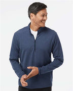 Adidas Men's 3-Stripes Quarter-Zip Sweater Pullover A554