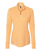 Adidas Women's 3-Stripes Quarter-Zip Sweater Pullover A555