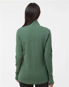 Adidas Women's 3-Stripes Quarter-Zip Sweater Pullover A555