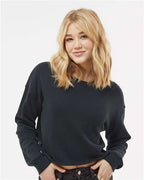 Independent Trading Co. Women's Lightweight Crop Crewneck Sweatshirt AFX24CRP