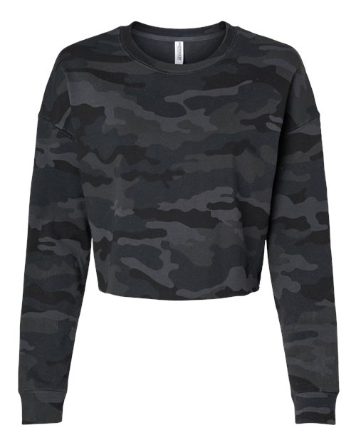 Independent Trading Co. Women's Lightweight Crop Crewneck Sweatshirt AFX24CRP