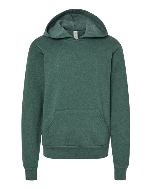 BELLA + CANVAS Youth Sponge Fleece Hoodie Sweatshirt 3719Y