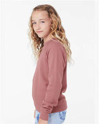 BELLA + CANVAS Youth Sponge Fleece Crewneck Sweatshirt 3901Y