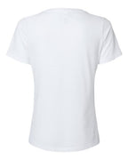BELLA + CANVAS Women's Relaxed Heather CVC V-Neck Tee 6405CVC