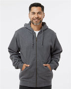 DRI DUCK Men's Crossfire Heavyweight Power Fleece Hooded Jacket with Thermal Lining 7033