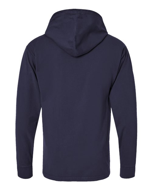 ComfortWash by Hanes Unisex Garment-Dyed Jersey Hooded Long Sleeve T-Shirt GDH280