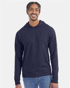 ComfortWash by Hanes Unisex Garment-Dyed Jersey Hooded Long Sleeve T-Shirt GDH280