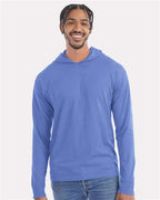 ComfortWash by Hanes Unisex Garment-Dyed Jersey Hooded Long Sleeve T-Shirt GDH280