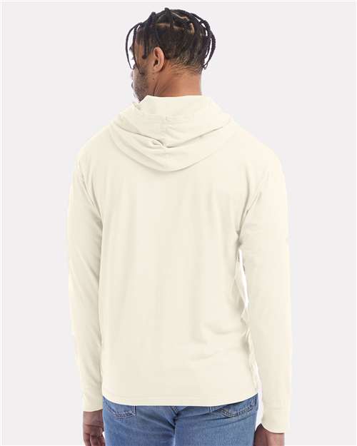 ComfortWash by Hanes Unisex Garment-Dyed Jersey Hooded Long Sleeve T-Shirt GDH280