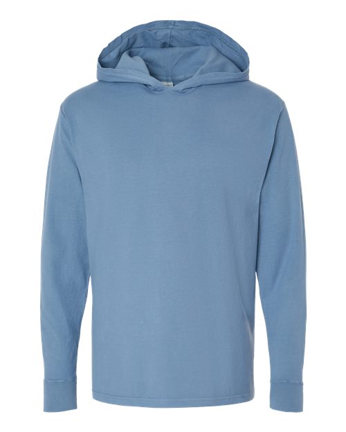 ComfortWash by Hanes Unisex Garment-Dyed Jersey Hooded Long Sleeve T-Shirt GDH280