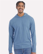 ComfortWash by Hanes Unisex Garment-Dyed Jersey Hooded Long Sleeve T-Shirt GDH280