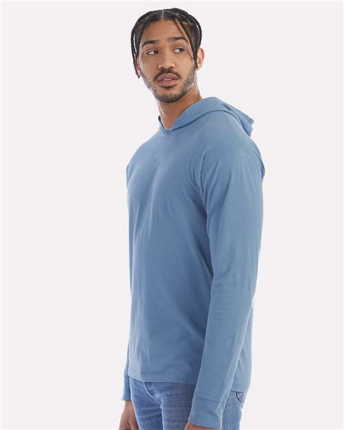 ComfortWash by Hanes Unisex Garment-Dyed Jersey Hooded Long Sleeve T-Shirt GDH280