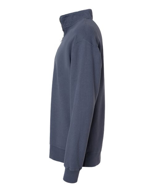 ComfortWash by Hanes Unisex Garment-Dyed Quarter-Zip Sweatshirt GDH425