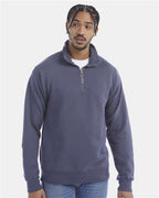 ComfortWash by Hanes Unisex Garment-Dyed Quarter-Zip Sweatshirt GDH425