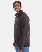 ComfortWash by Hanes Unisex Garment-Dyed Quarter-Zip Sweatshirt GDH425