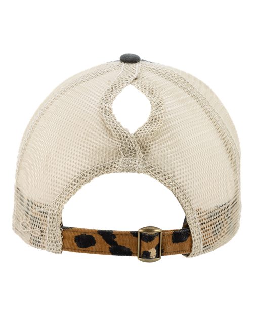 Infinity Her Women's Printed Bill with Mesh Back Cap JANET