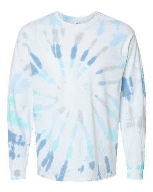 Colortone Unisex Tie-Dyed Long Sleeve T-Shirt 2000