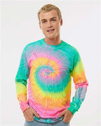 Colortone Unisex Tie-Dyed Long Sleeve T-Shirt 2000