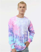 Colortone Unisex Tie-Dyed Long Sleeve T-Shirt 2000