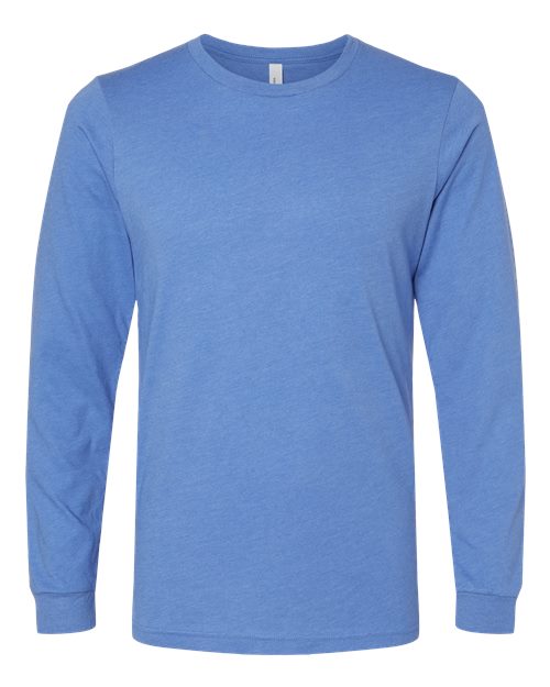 BELLA + CANVAS Heather CVC Long Sleeve Tee 3501CVC