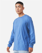 BELLA + CANVAS Heather CVC Long Sleeve Tee 3501CVC