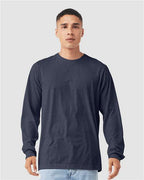 BELLA + CANVAS Heather CVC Long Sleeve Tee 3501CVC