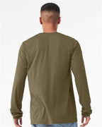 BELLA + CANVAS Heather CVC Long Sleeve Tee 3501CVC