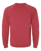 BELLA + CANVAS Unisex Sponge Fleece Raglan Crewneck Sweatshirt 3901