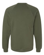 BELLA + CANVAS Unisex Sponge Fleece Raglan Crewneck Sweatshirt 3901