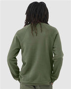 BELLA + CANVAS Unisex Sponge Fleece Raglan Crewneck Sweatshirt 3901