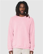 BELLA + CANVAS Unisex Sponge Fleece Raglan Crewneck Sweatshirt 3901