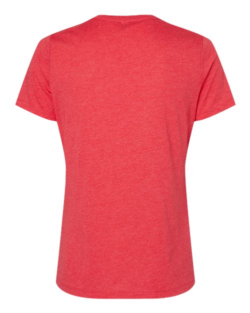 BELLA + CANVAS Women's Relaxed Heather CVC V-Neck Tee 6405CVC