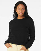 BELLA + CANVAS Women's Sponge Fleece Crewneck Sweatshirt 7511