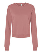 BELLA + CANVAS Women's Sponge Fleece Crewneck Sweatshirt 7511