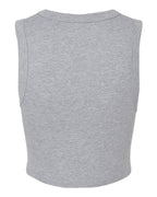 BELLA + CANVAS Women's Micro Rib Muscle Crop Tank 1013