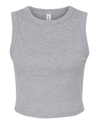 BELLA + CANVAS Women's Micro Rib Muscle Crop Tank 1013