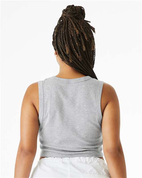 BELLA + CANVAS Women's Micro Rib Muscle Crop Tank 1013