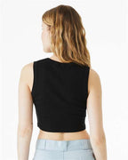BELLA + CANVAS Women's Micro Rib Muscle Crop Tank 1013